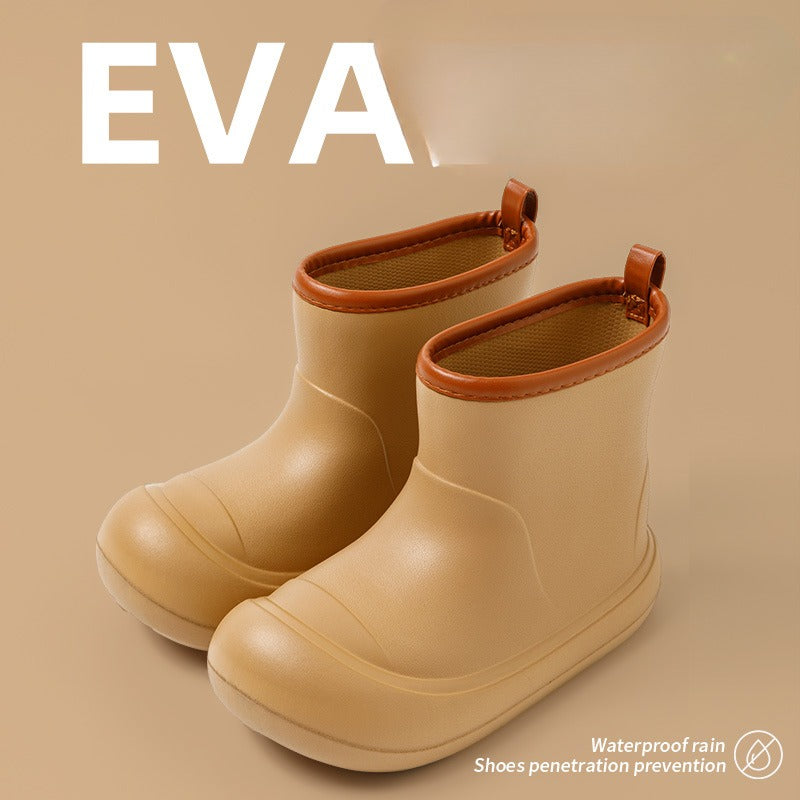 Wholesale Cute High Top EVA Rain Boots for External Wear